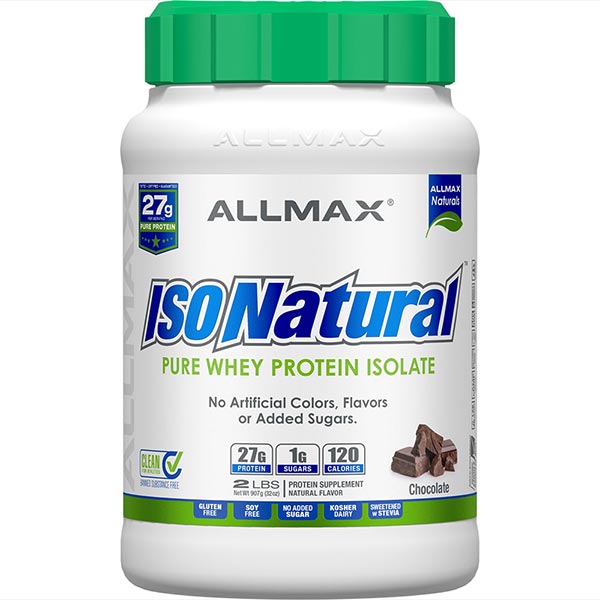 Allmax Isonatural All Natural Whey Protein 2LB & 5LB