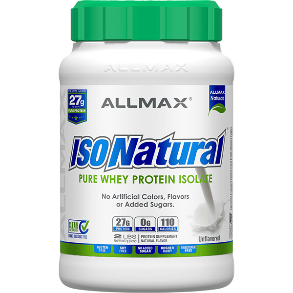 Allmax Isonatural All Natural Whey Protein 2LB & 5LB