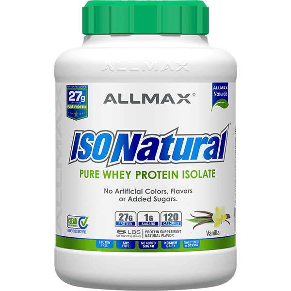 Allmax Isonatural All Natural Whey Protein 2LB & 5LB