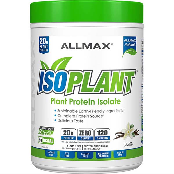 Allmax IsoPlant Plant Protein Isolate 600g (Clearance)