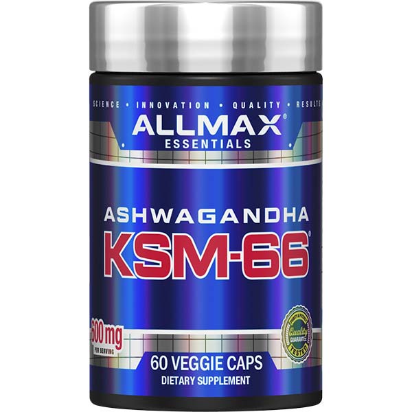 Allmax KSM-66 Ashwagandha 600mg 60 Capsules