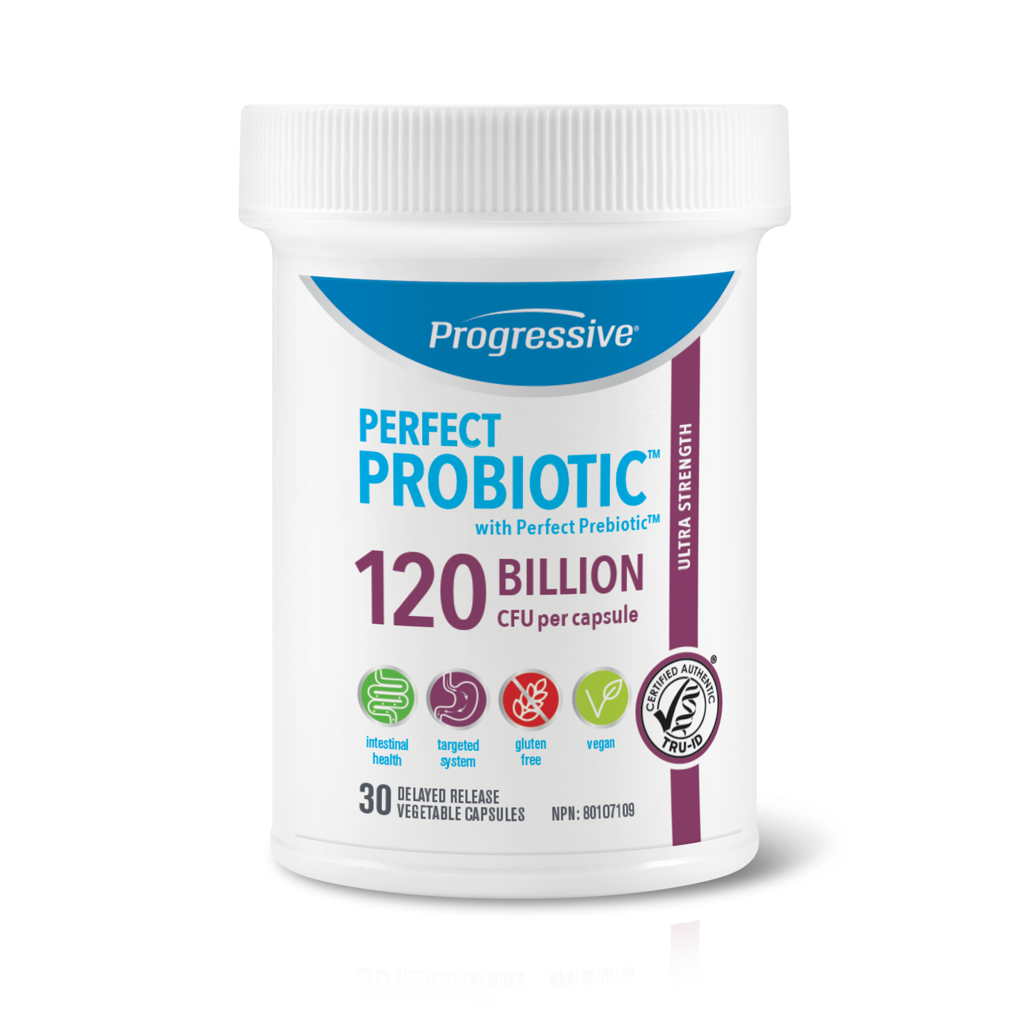 Progressive Perfect Probiotic 120 Billion 30 Capsules