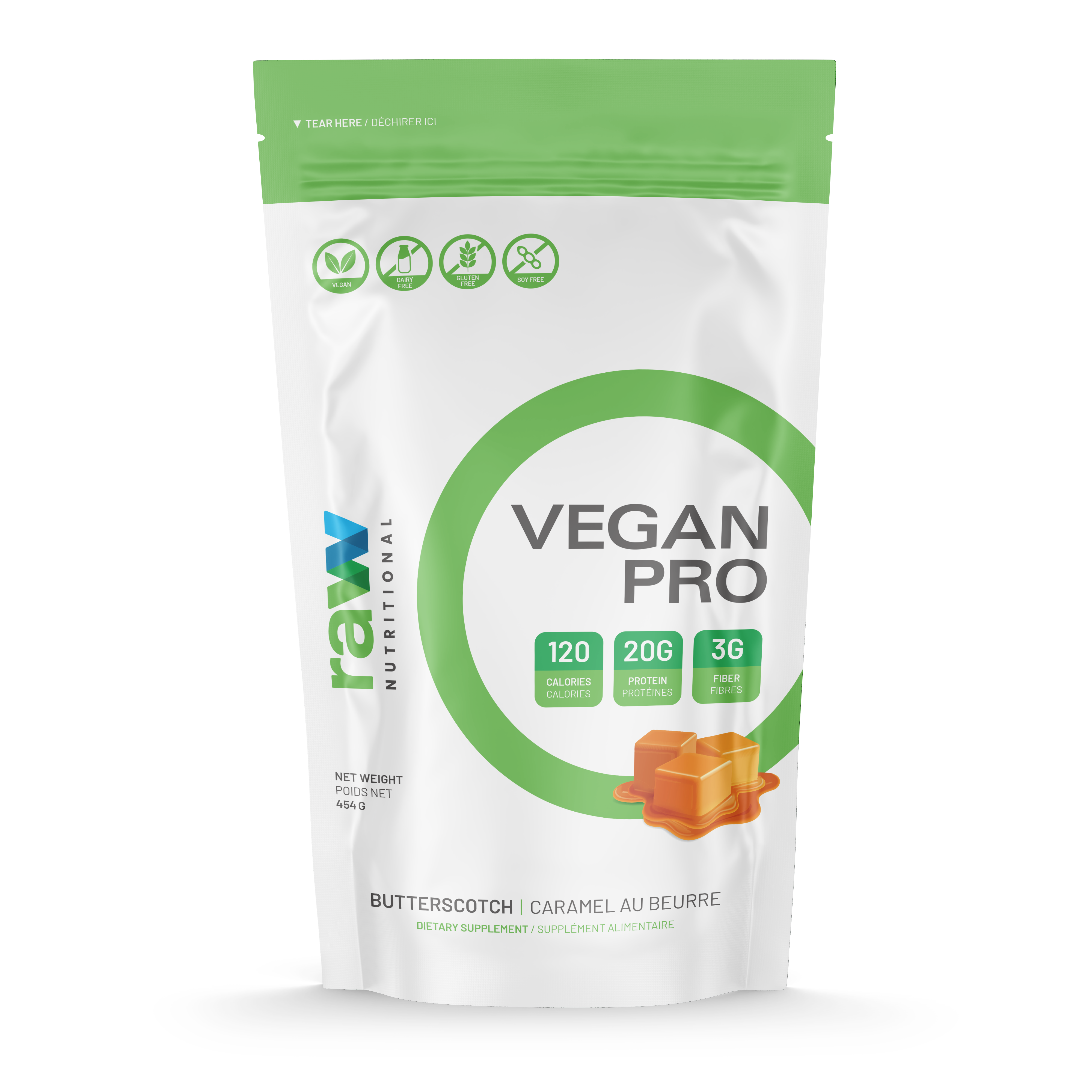 Raw Nutritional Vegan Pro 1LB & 2LB