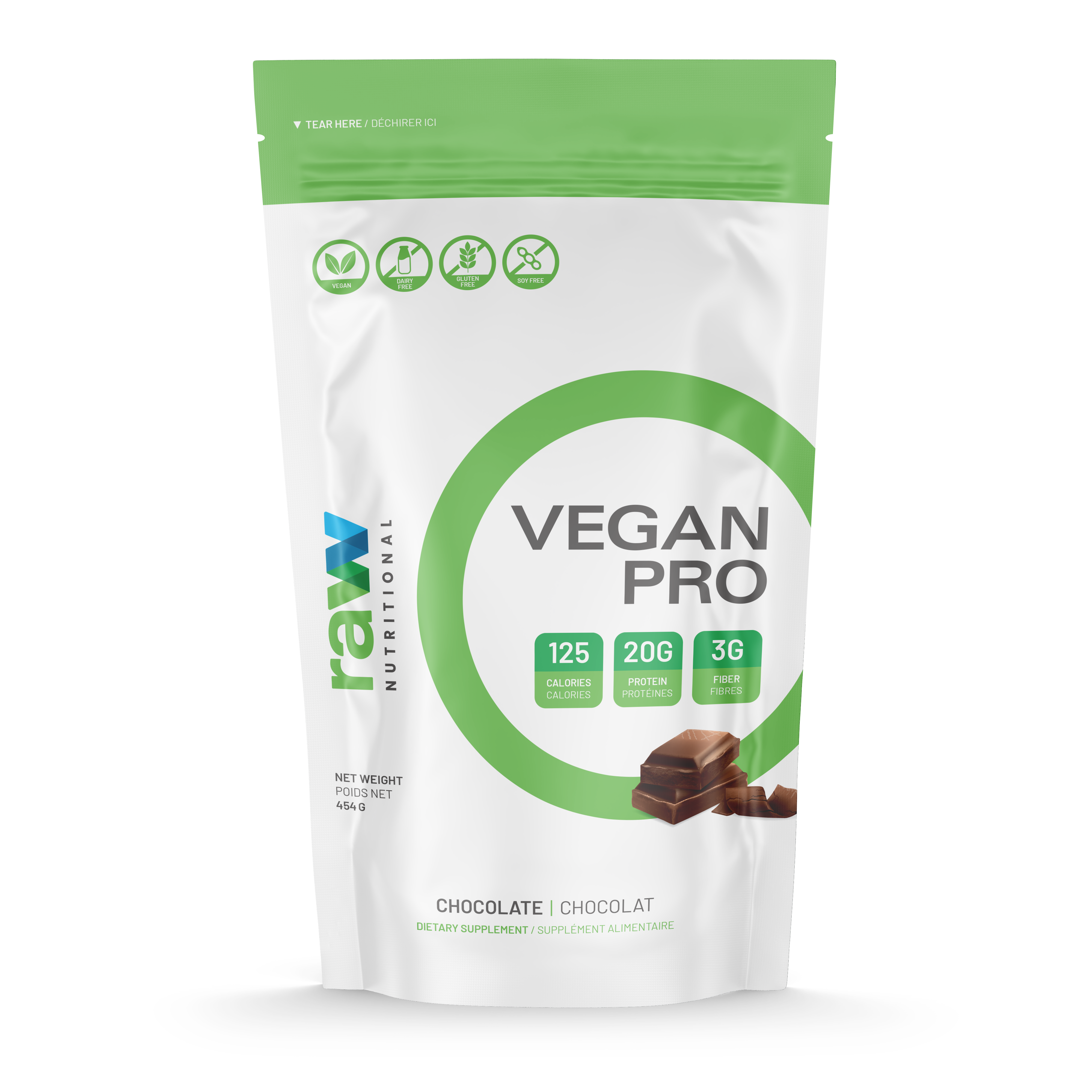 Raw Nutritional Vegan Pro 1LB & 2LB