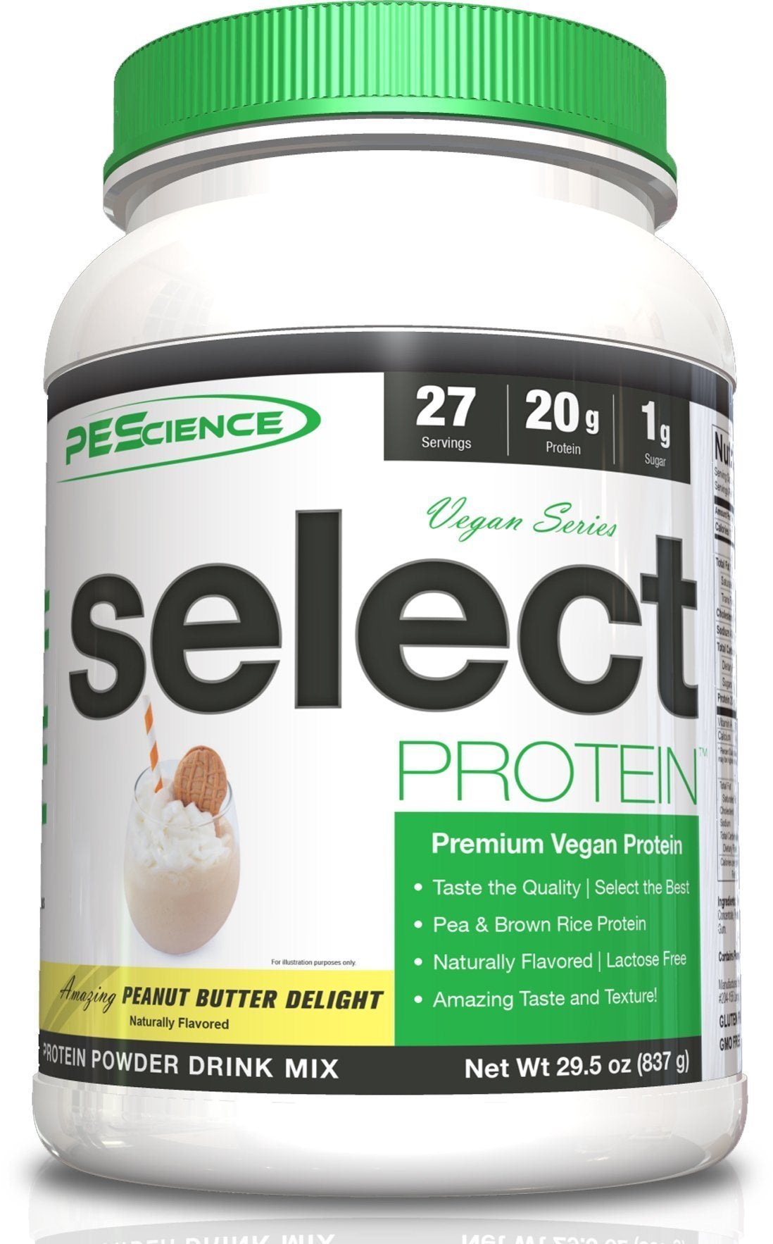 PEScience Vegan Select Protein 27 & 55 Servings