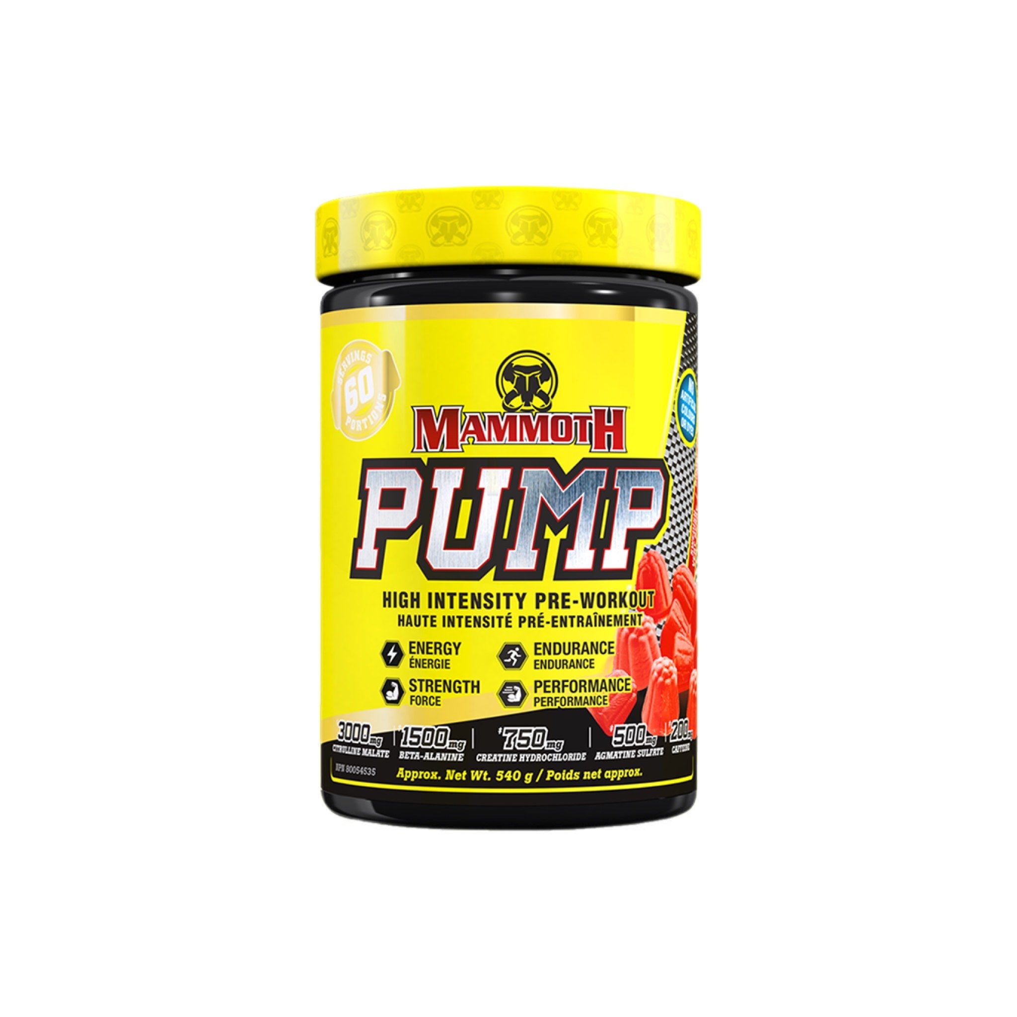 Mammoth Pump High Intensity Pre-Workout (Stim) 60 Servings