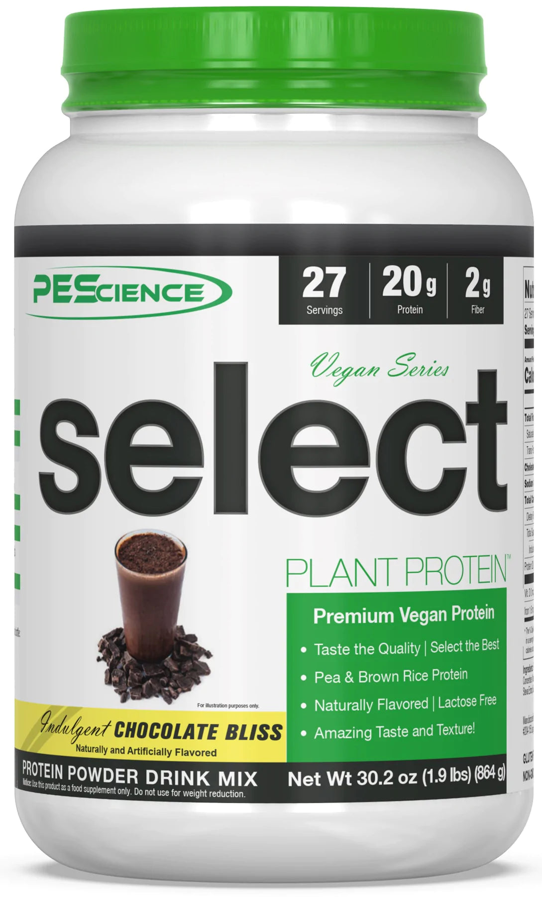 PEScience Vegan Select Protein 27 Servings