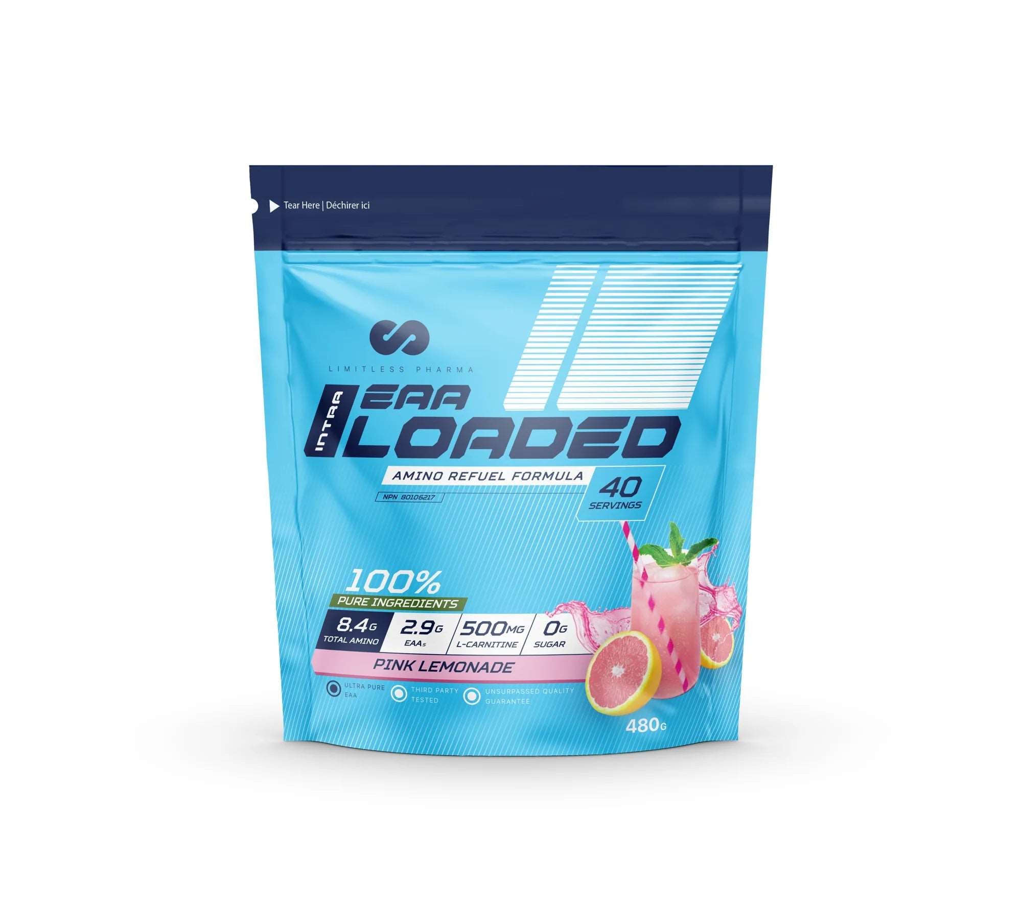 Limitless Pharma EAA Loaded 480g - 40 Servings