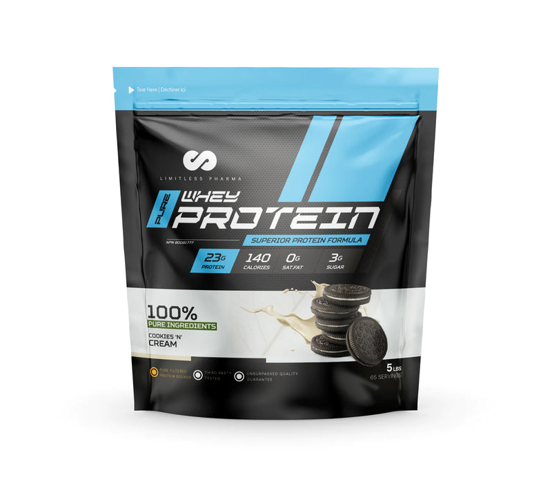 Limitless Pharma 100% Pure Whey Protein 5LB