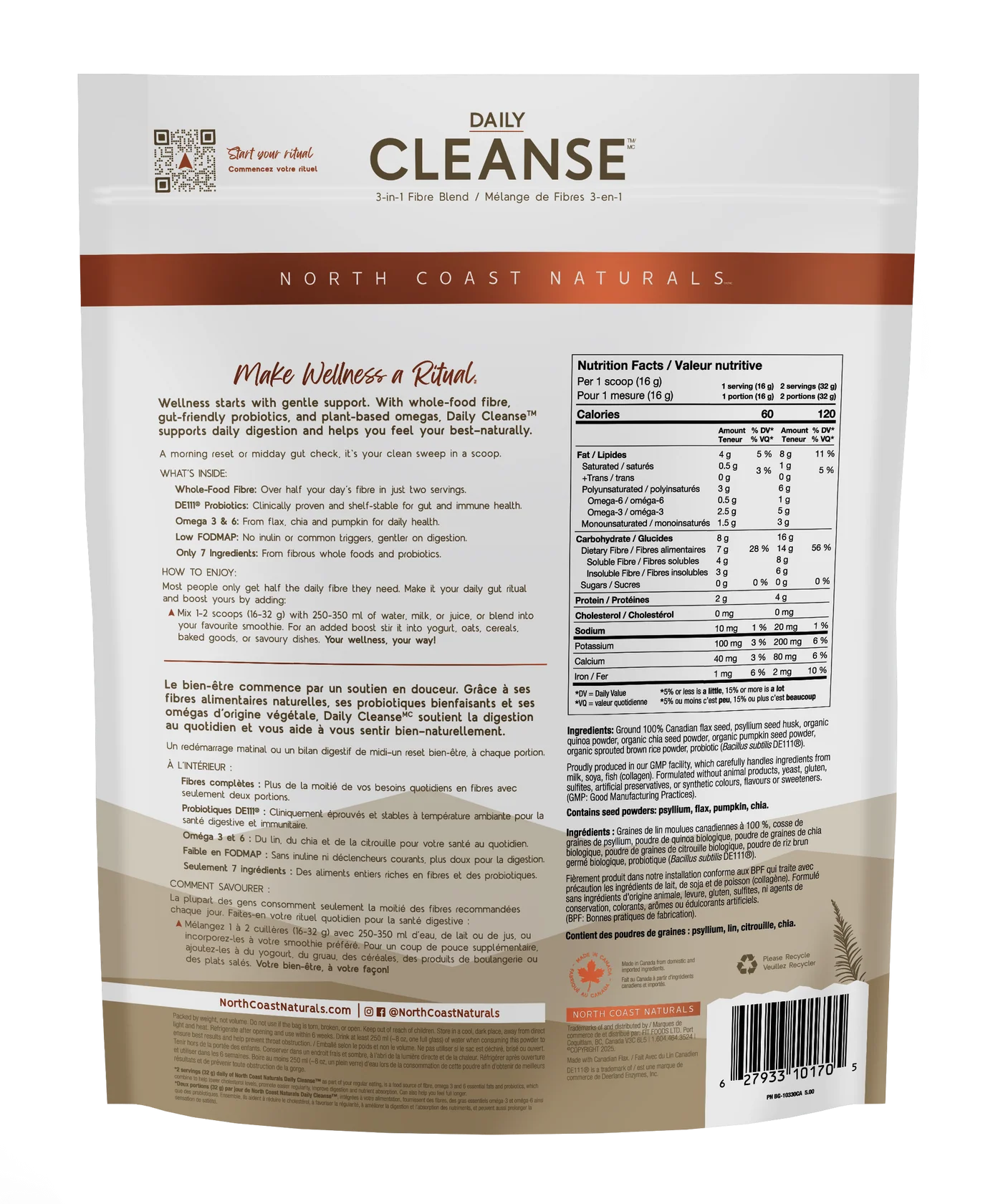 North Coast Naturals Ultimate Daily Cleanse 1kg