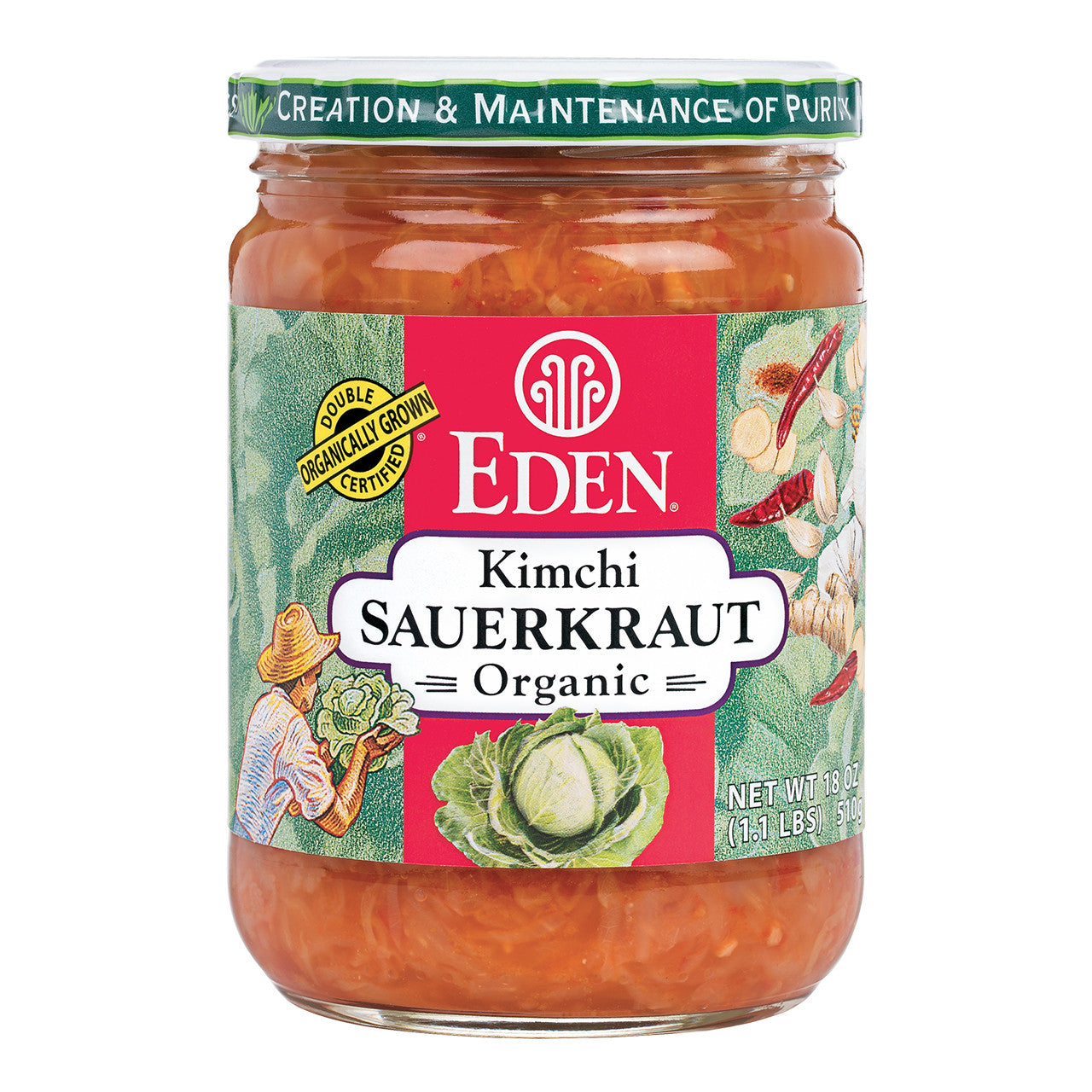 Eden Organic Kimchi Sauerkraut 447ML