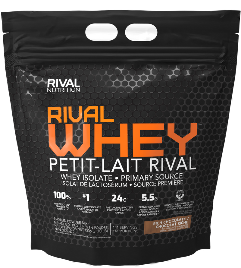 RIVAL Nutrition Whey 5LB & 10LB