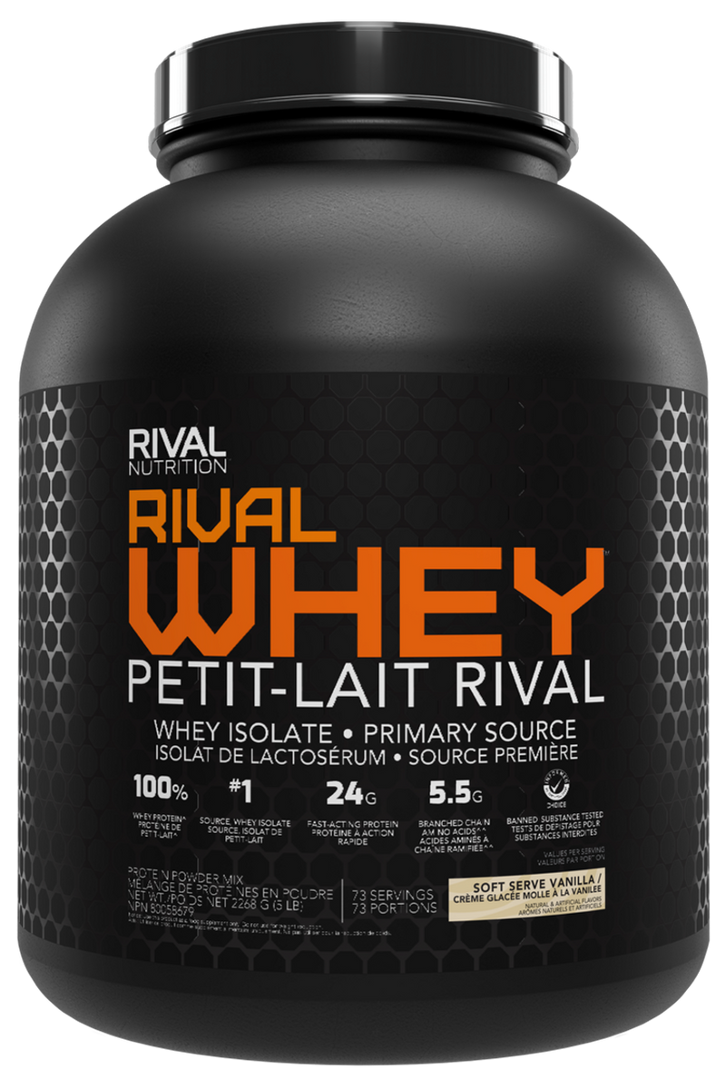 RIVAL Nutrition Whey 5LB & 10LB