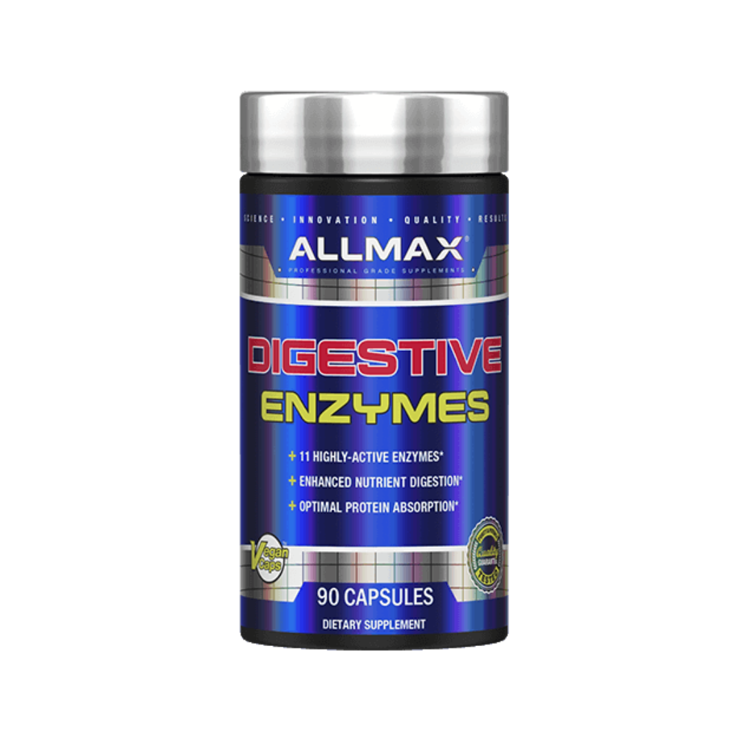 Allmax Digestive Enzymes 90 Capsules (Clearance)
