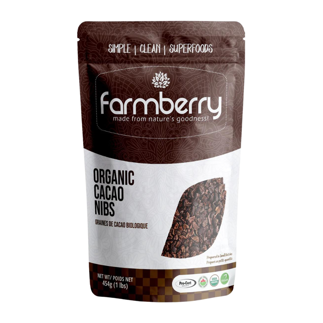 Farmberry Organic Cacao Nibs 454g
