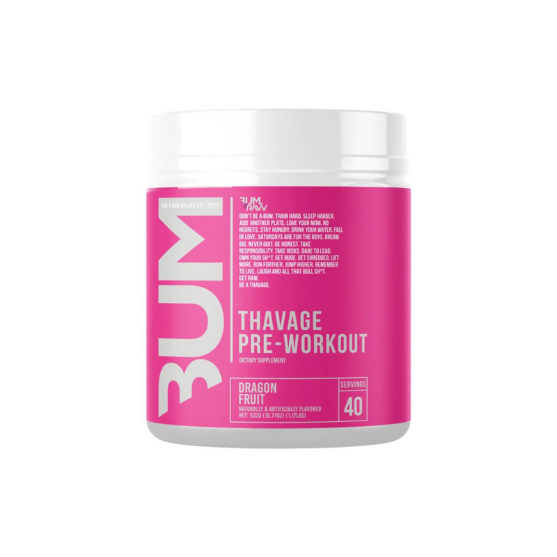 CBUM x RAW Thavage Pre-Workout 40 Servings