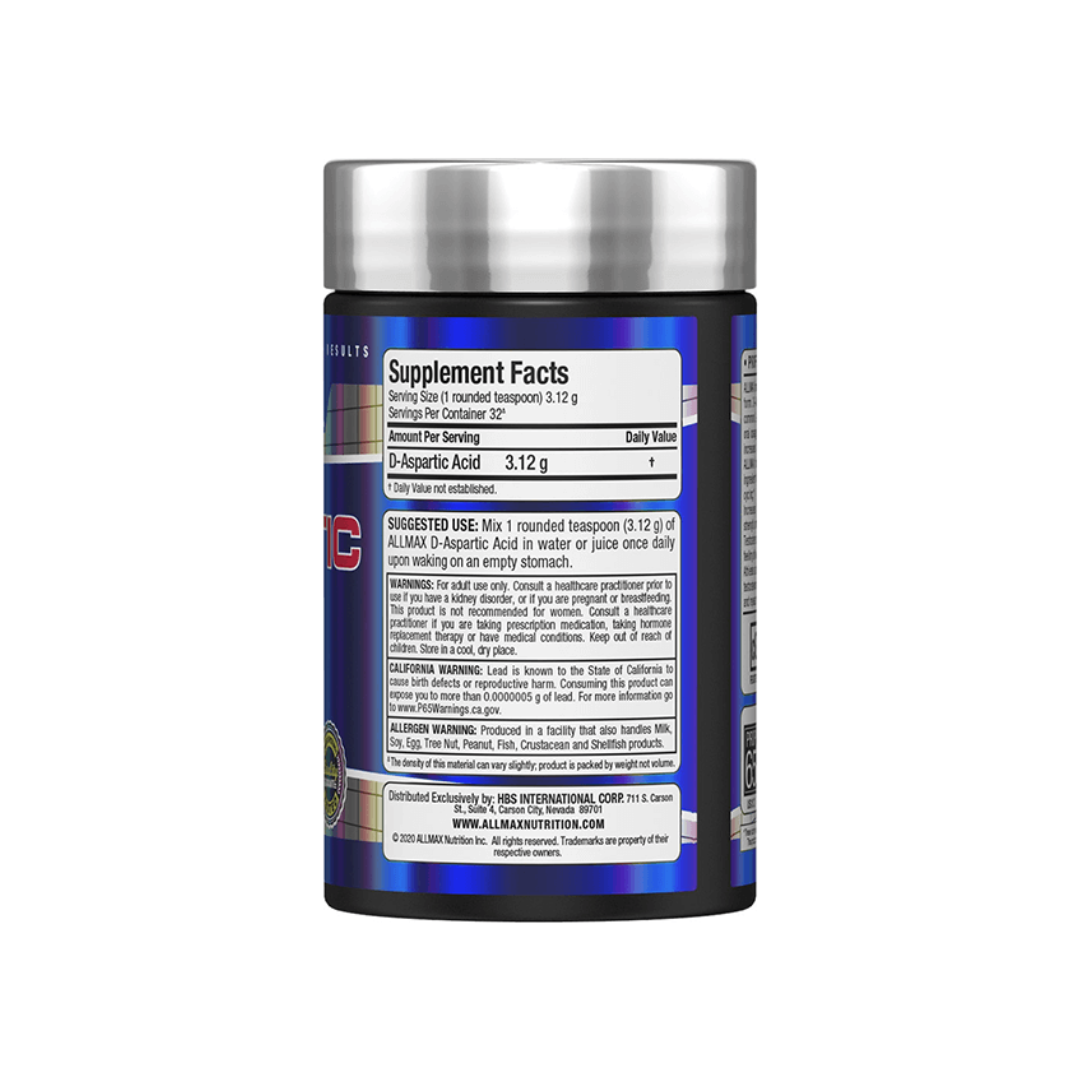 Allmax D-Aspartic Acid 100g