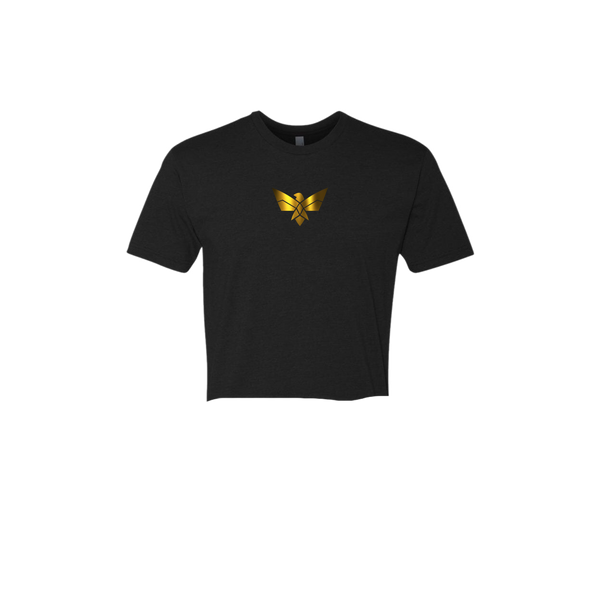 Women's "Gold Ambition" Premium Cropped T-Shirt