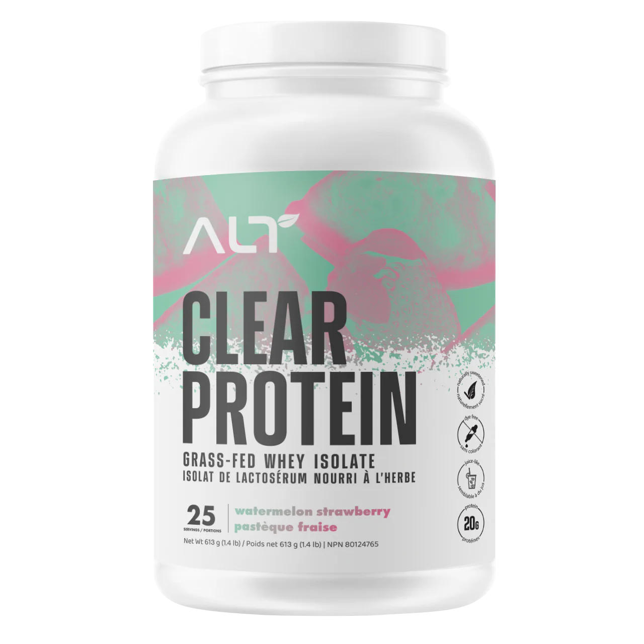 ALT Clear Protein Grass-Fed Whey Isolate Protein 1.3LB