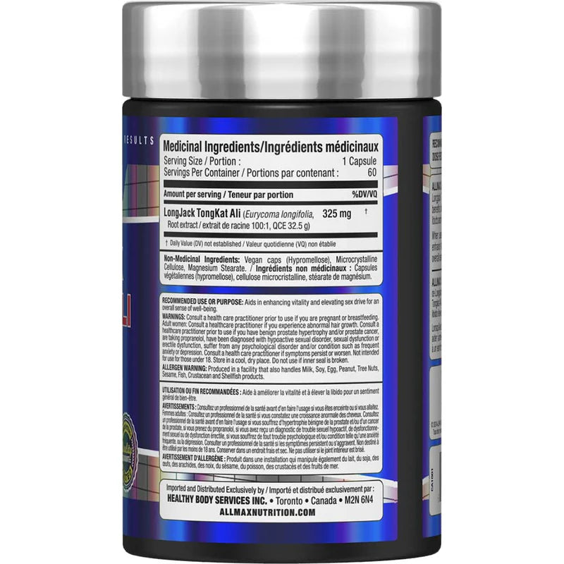 Allmax Longjack Tongkat Ali 60 Capsules