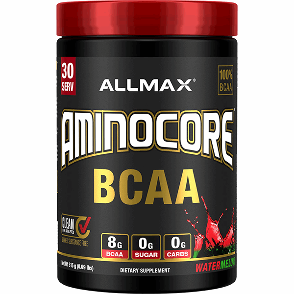 Allmax Aminocore Natural BCAA Supplement 315g & 945g - 30 & 90 Servings