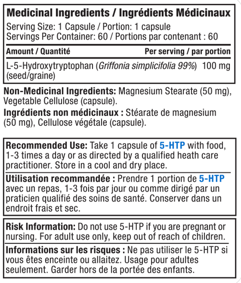 Alora Naturals 5-HTP 60 Capsules