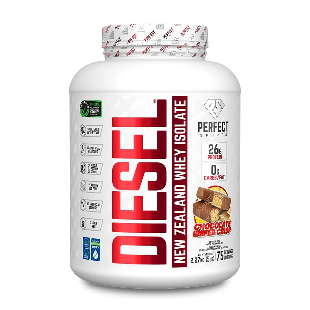 Perfect Sports Diesel New Zealand Whey Isolate 360g, 2LB & 5LB
