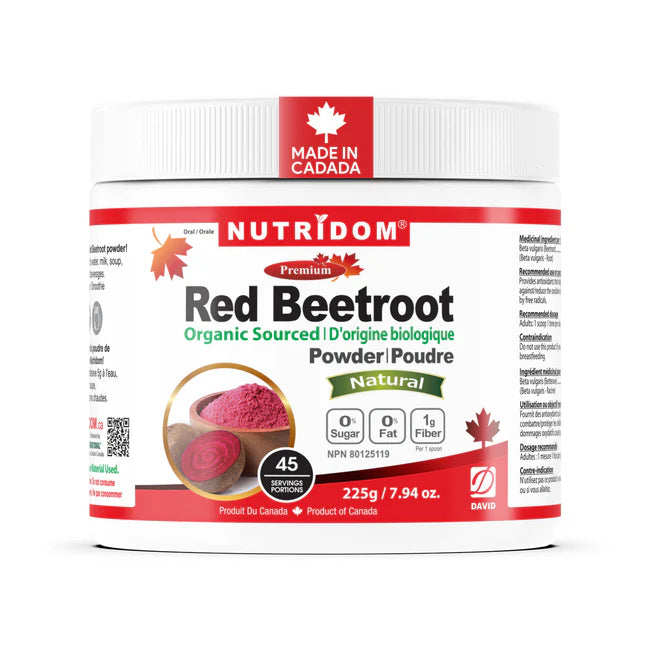 Nutridom Organic Red Beetroot Powder 225g
