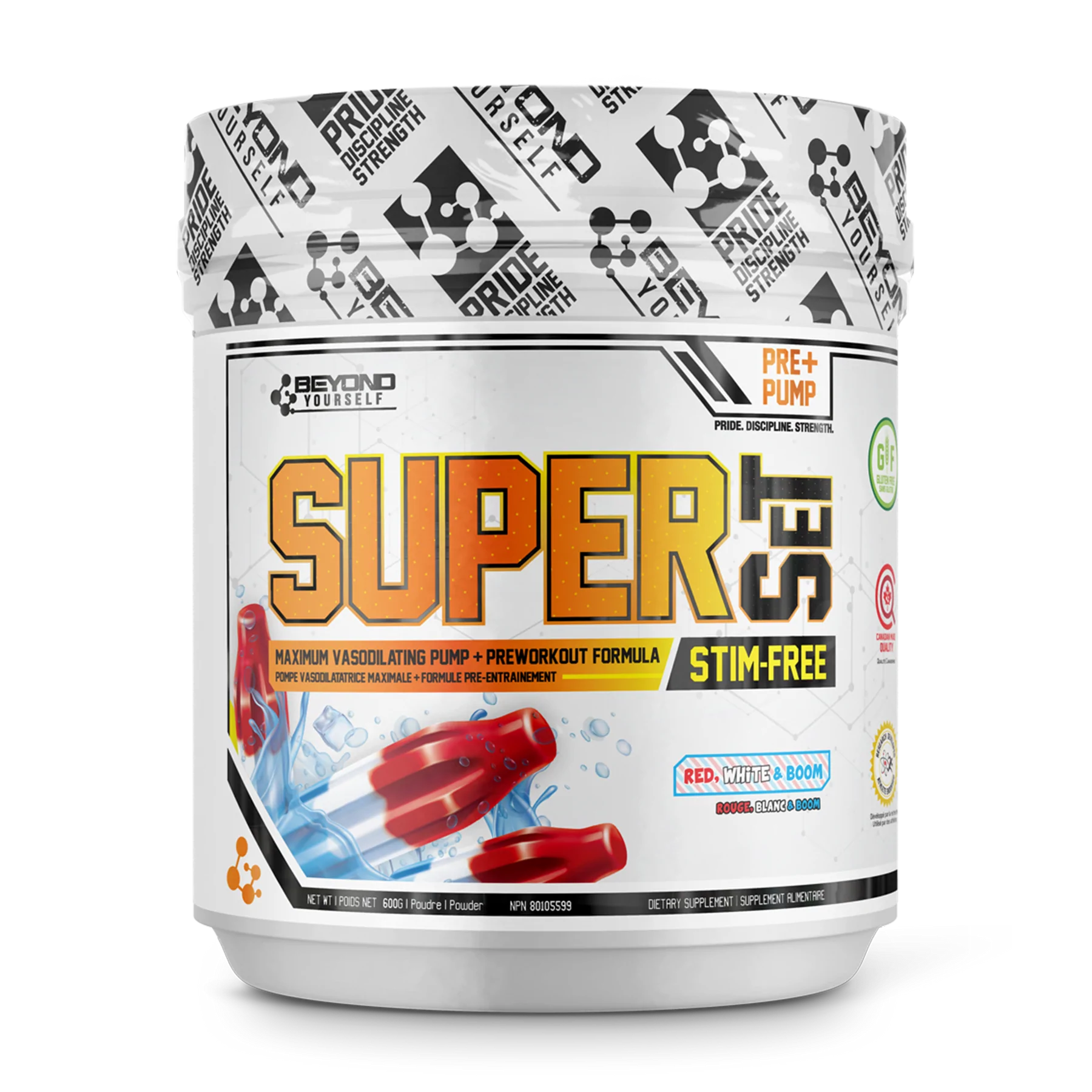 Beyond Yourself Superset Pre-Workout Stim Free (No Caffeine) 40 Servings