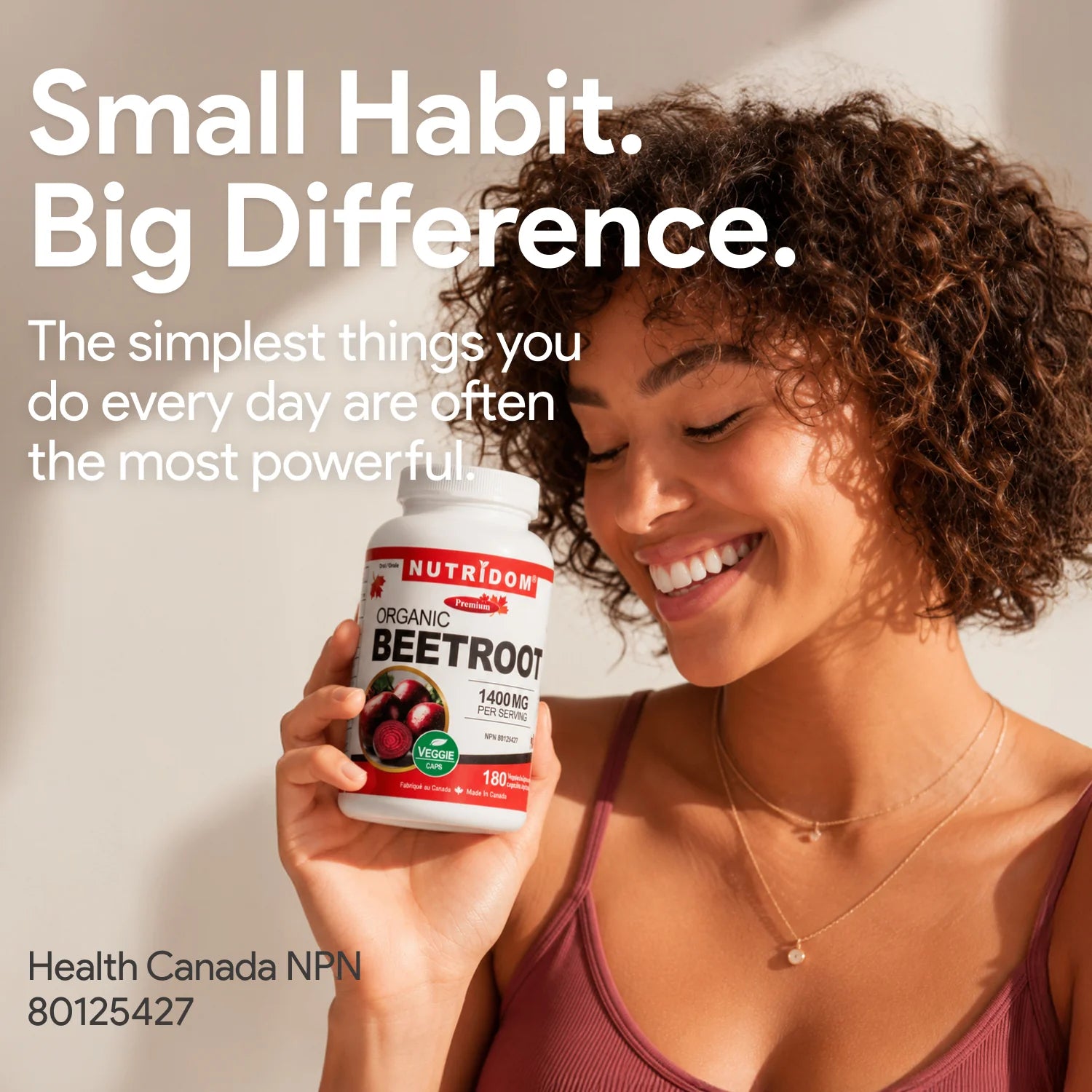 Nutridom Organic Beetroot 180 Capsules