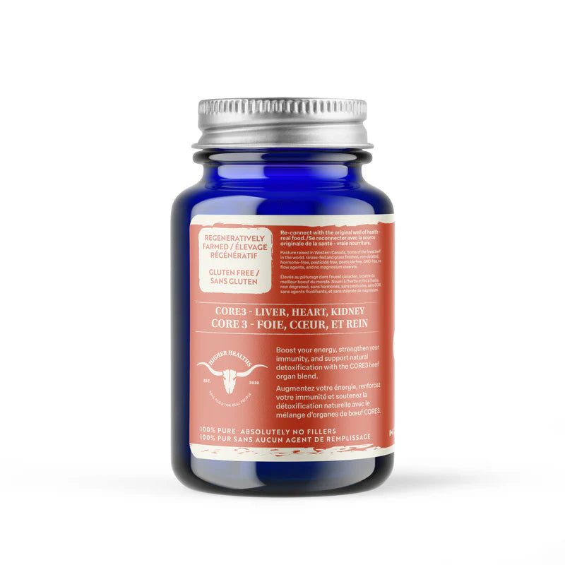 Higher Healths High-Quality Freeze-Dried Organ Meat 180 Capsules
