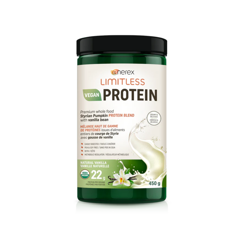Enerex Limitless Vegan Protein 450g Natural Vanilla