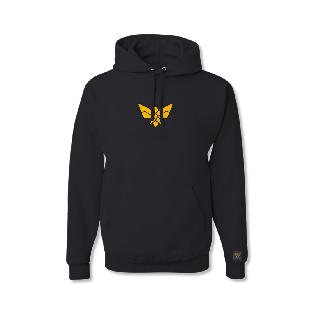 Unisex Embroidered Eagle Premium Midweight Hoodie