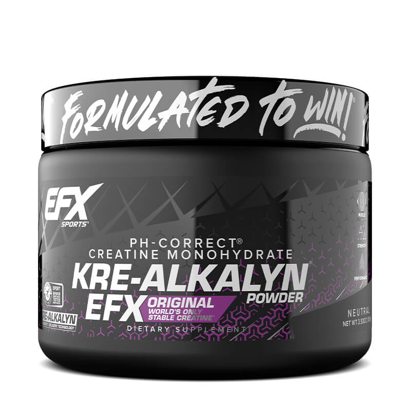 EFX Kre-Alkalyn EFX Powder & Capsules  - 500g, 120, 180 vegan & 192 Capsules