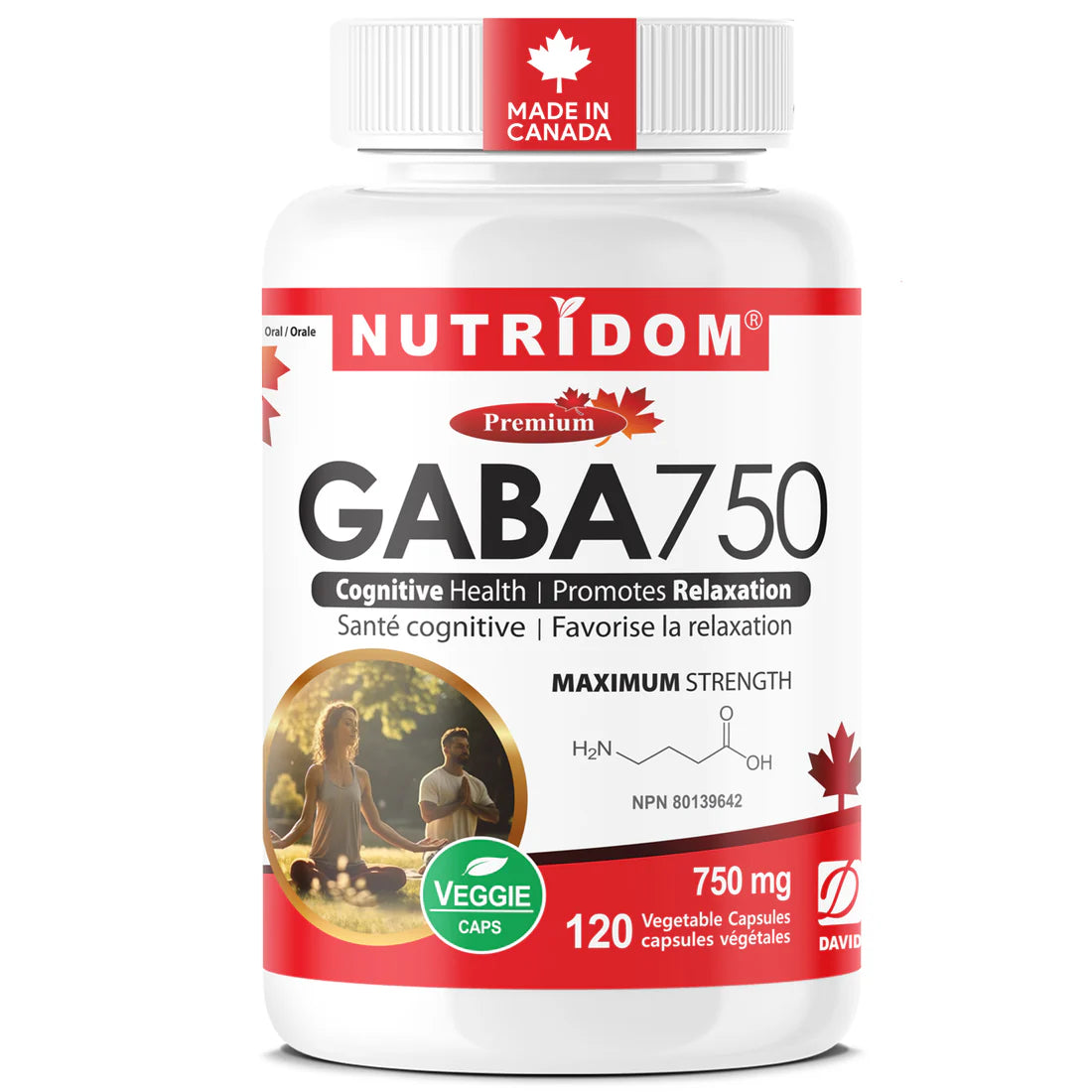 Nutridom Gaba 750 120 Capsules