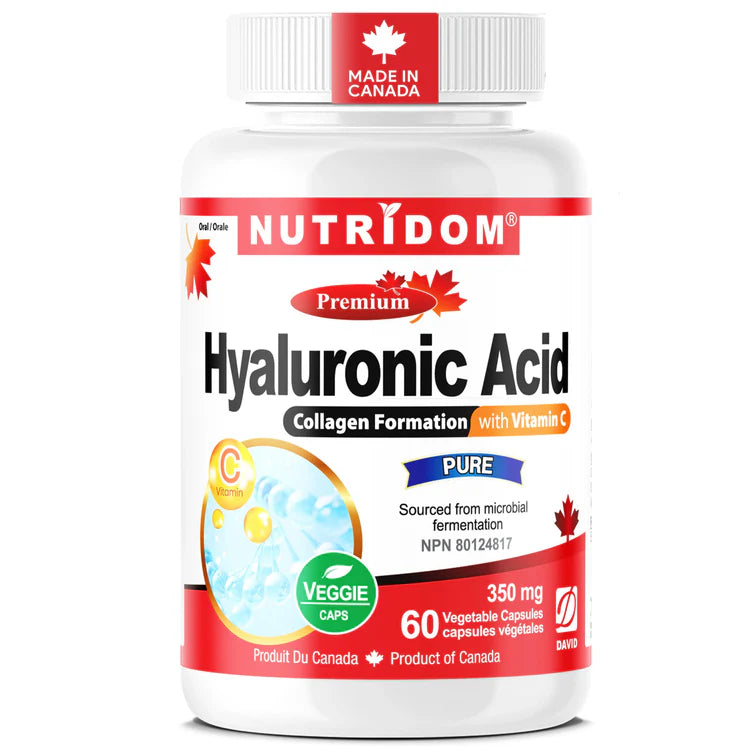 Nutridom Hyaluronic Acid 60 & 120 Capsules