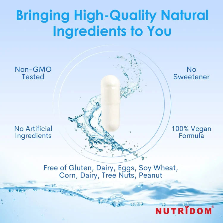 Nutridom Hyaluronic Acid 60 & 120 Capsules