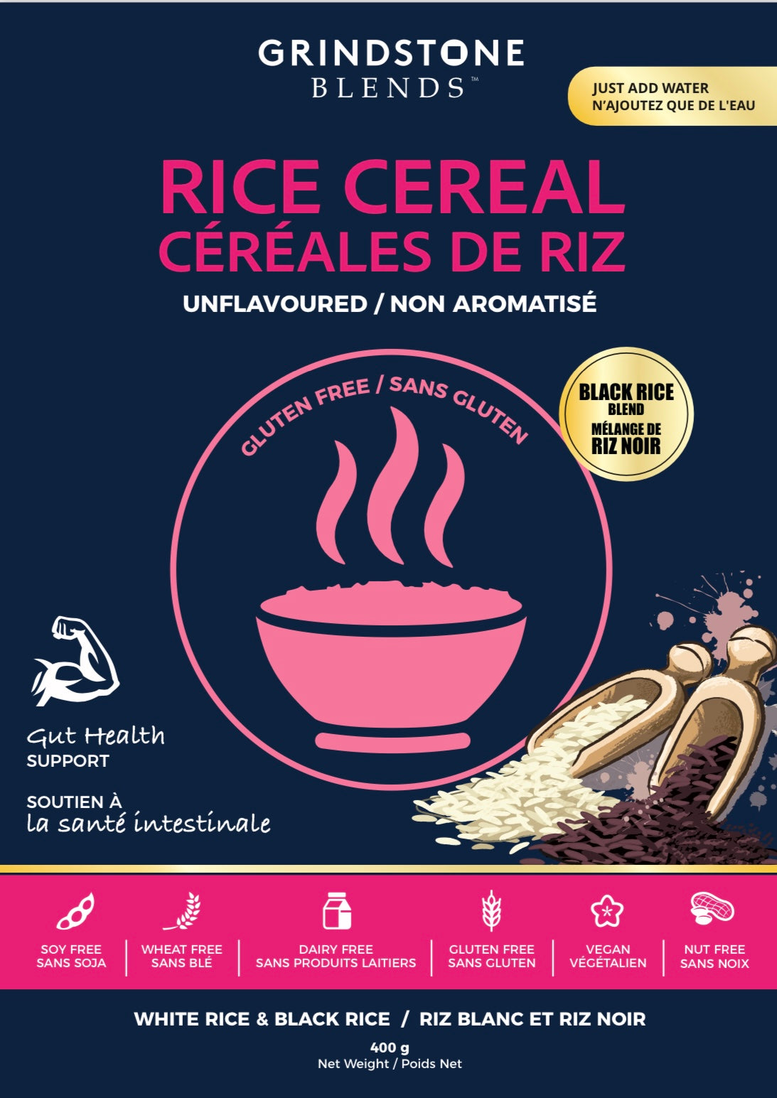 Grindstone Blends Hot Rice Cereal 400g