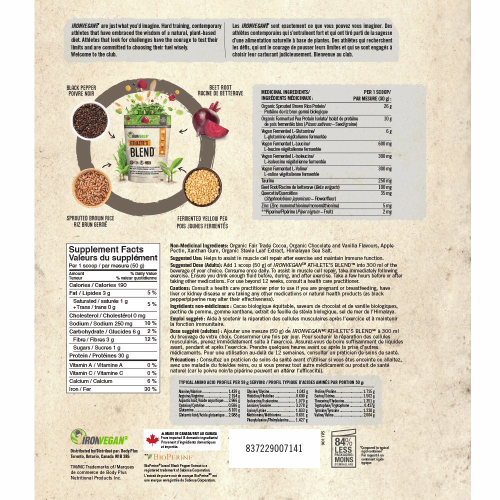 Iron Vegan Athlete's Blend