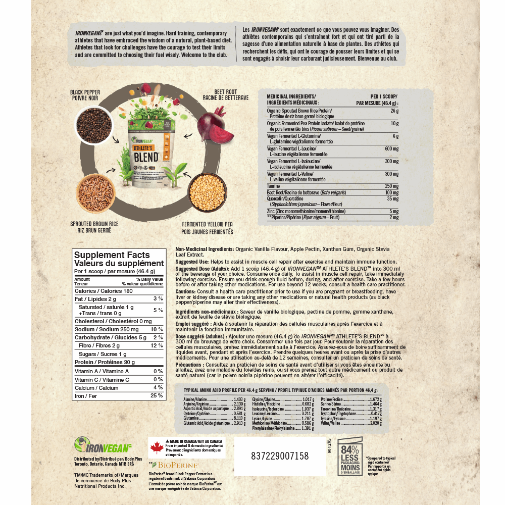 Iron Vegan Athlete's Blend