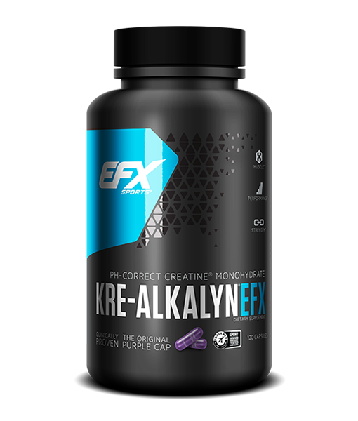 EFX Kre-Alkalyn EFX Powder & Capsules  - 500g, 120, 180 vegan & 192 Capsules