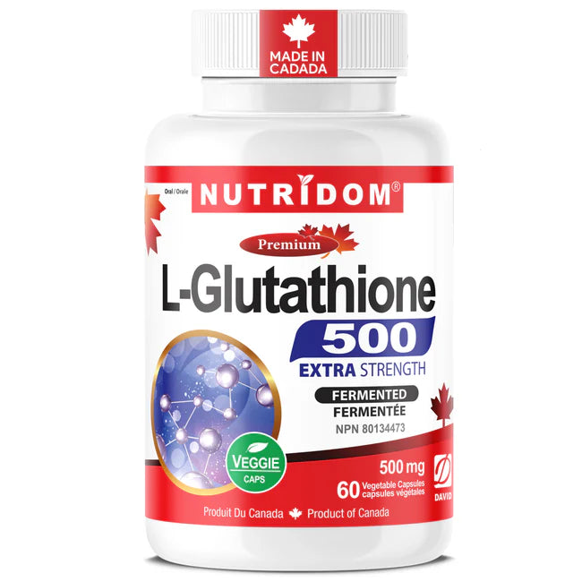 Nutridom L-Glutathione 500mg 60 Capsules
