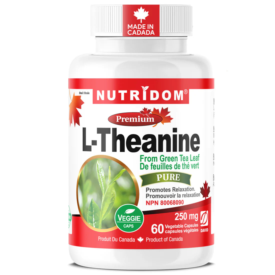 Nutridom L-Theanine 60 Capsules