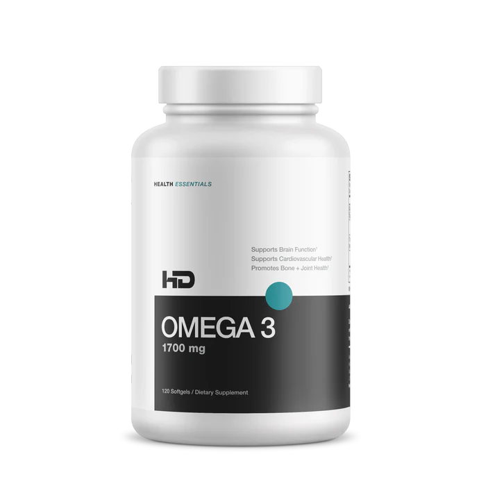 HD Muscle Omega 3 120 Soft Gels