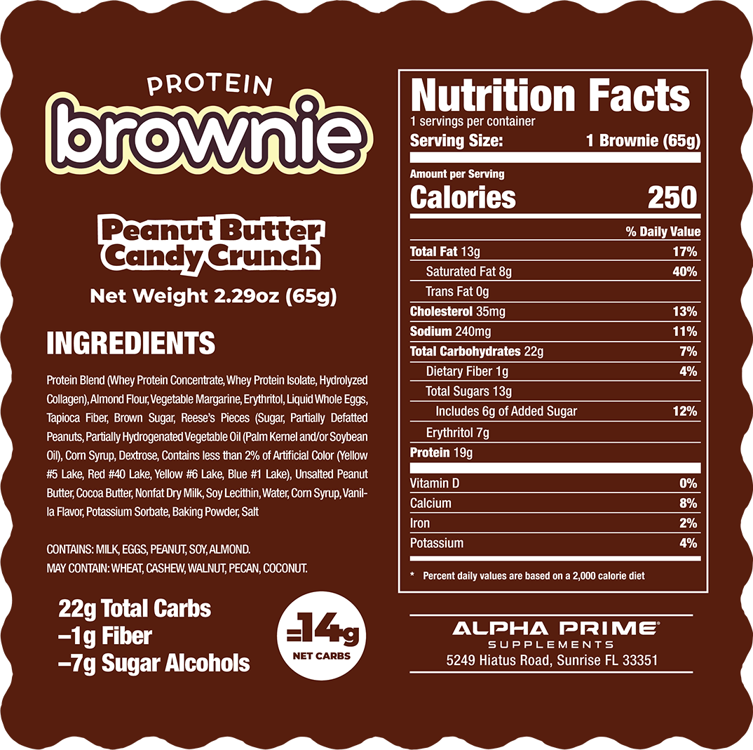 AP Prime Bites Protein Brownie Singles 65g