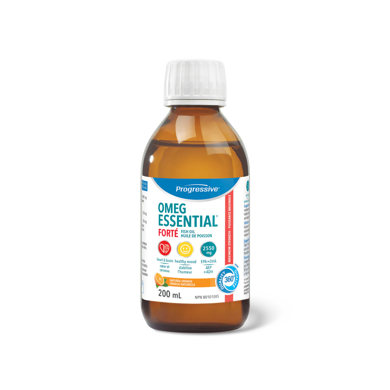 Progressive OmegEssential Forte Fish Oil 200ml