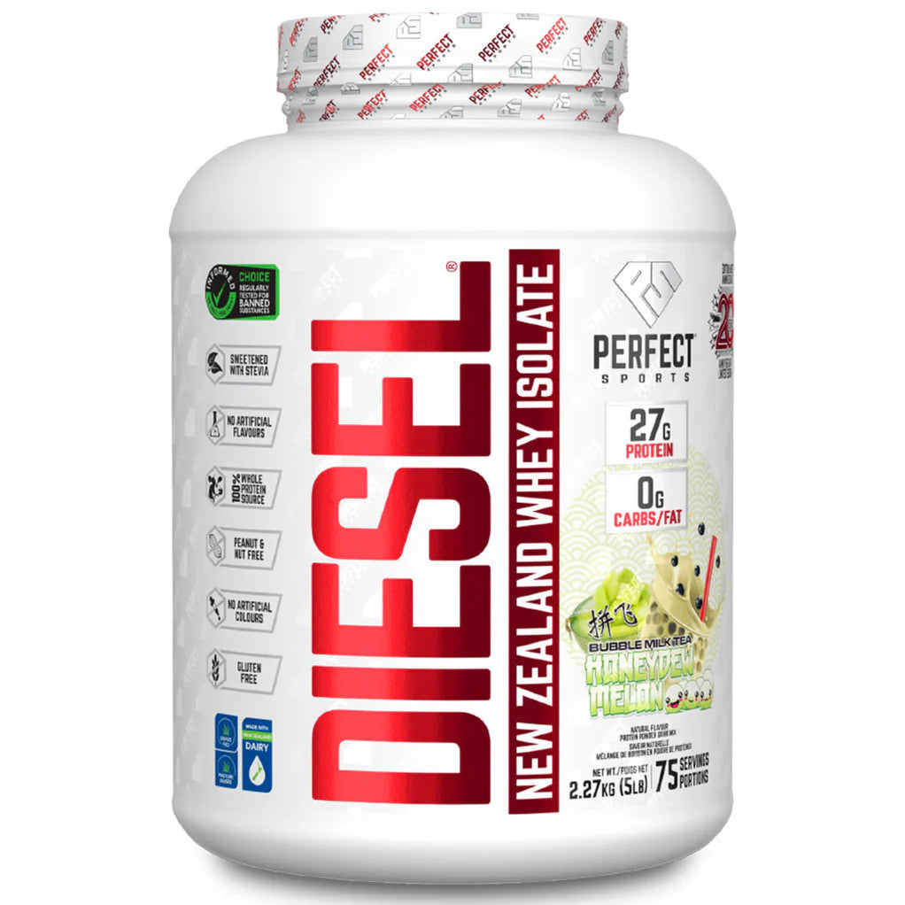 Perfect Sports Diesel New Zealand Whey Isolate 360g, 2LB & 5LB