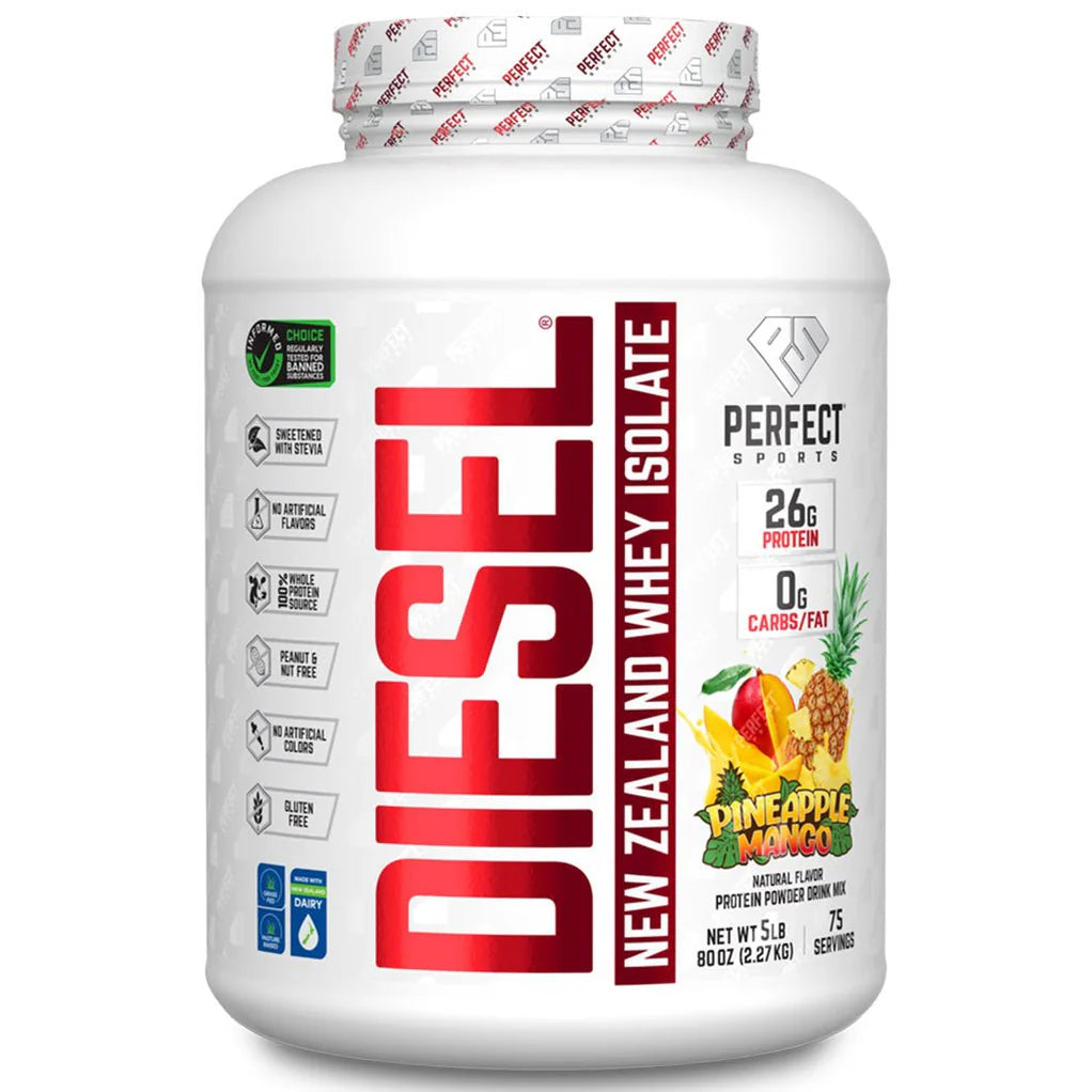 Perfect Sports Diesel New Zealand Whey Isolate 360g, 2LB & 5LB