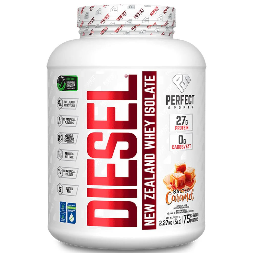 Perfect Sports Diesel New Zealand Whey Isolate 360g, 2LB & 5LB