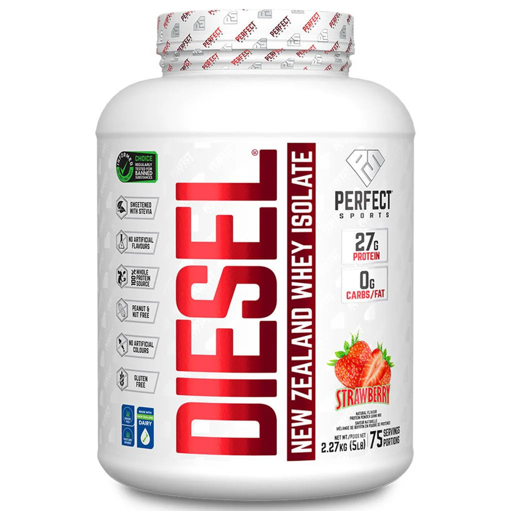 Perfect Sports Diesel New Zealand Whey Isolate 360g, 2LB & 5LB